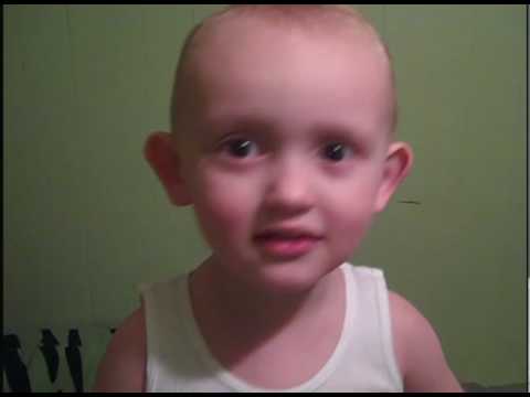 Father Superkicks (Sweet Chin Music) two year old son.