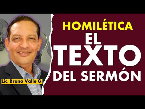 EL TEXTO DEL SERMÓN