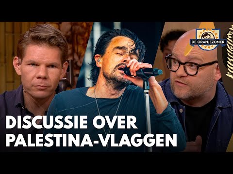 De Oranjezomer-tafel in discussie over Palestina-vlaggen bij optredens Dinand Woesthoff