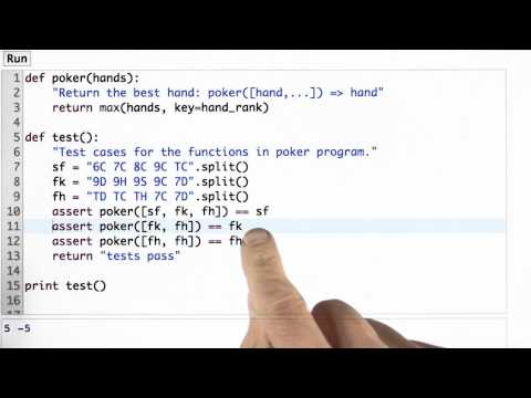 Testing Solution Design of Computer Programs