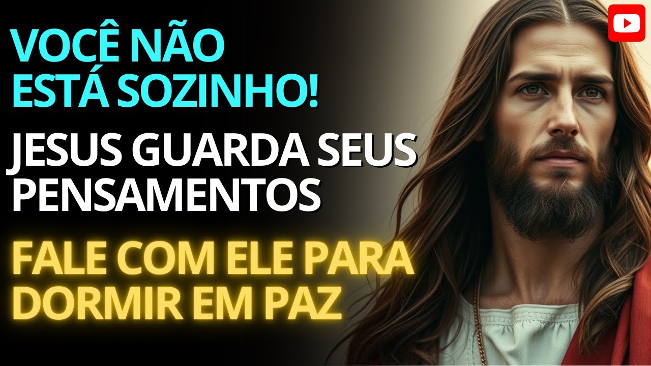 JESUS CUIDA DA SUA MENTE ENQUANTO VOCÊ DORME | Oração Noturna de Entrega e Paz Profunda no Espírito