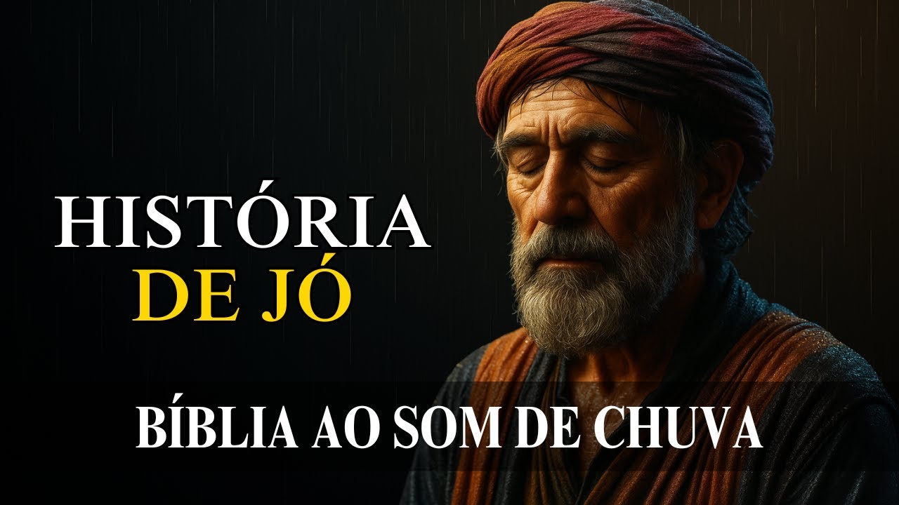 A História de Jó [Fé Inabalável Sob a Chuva da Provação] Bíblia ao Som de Chuva
