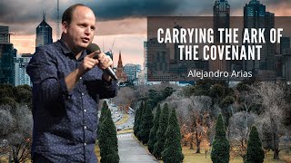 Carrying the ark of the covenant by Ps Alejandro Arias in  Melbourne Australia at Southwest Church