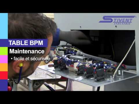 Table aspirante BPM - Aspiration de poussières et particules avec filtration haute performance - STIVENT INDUSTRIE®_1