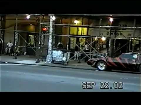 Roger Miret (Agnostic Front) and his car at CBGB's