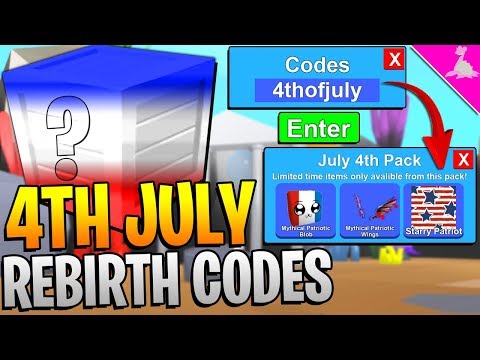 4th Of July Roblox Mining Simulator Rebirth Codes Update Insane - 