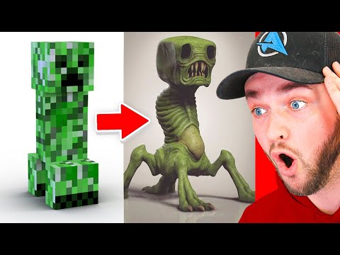 Most *CURSED* Minecraft Mobs in REAL LIFE!