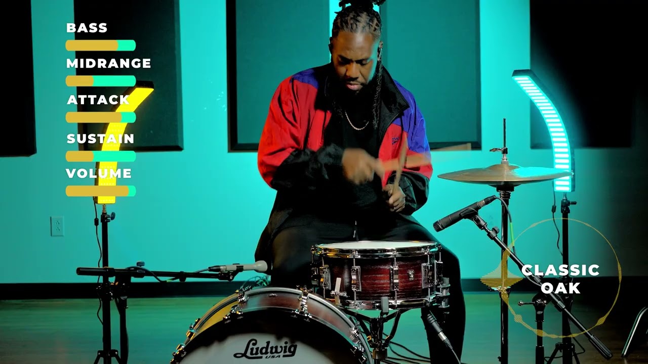 Ludwig Series Comparison: Classic Oak Snare (6.5