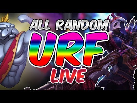 ALL RANDOM URF 2017 - Ultra Rapid Fire 2017 LIVE - Let's play URF