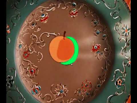Яблочко по тарелочке хромакей