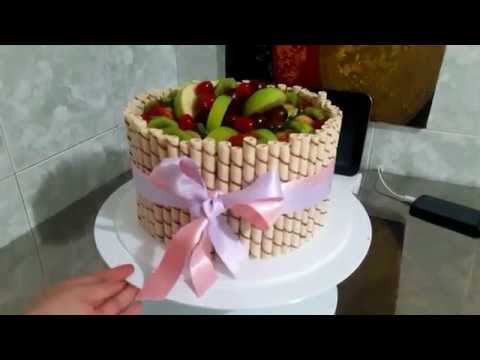 Reposteria creativa - torta de frutas