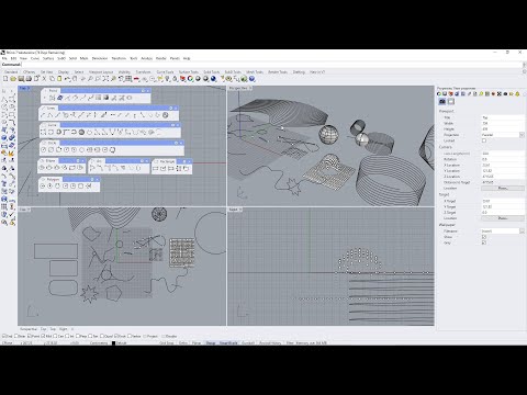 RHINO 7 Videocourse - 05 - Vector Graphics, CAD, 2D Drawings, Points, Lines, Curves, Shapes, Options