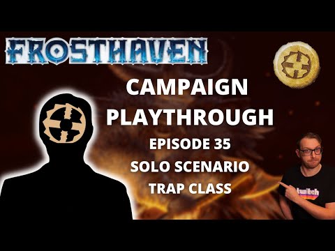 Frosthaven Trap Solo Scenario - A Magnificent Trap - Full Playthrough Ep 35