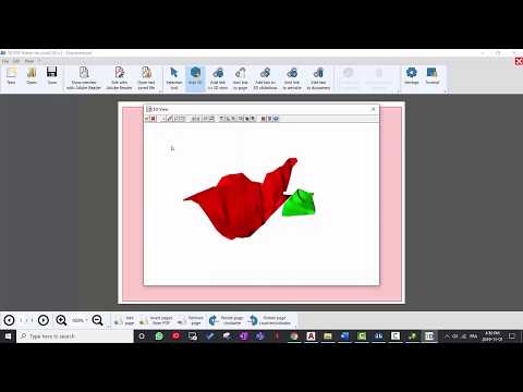 How to create a 3D PDF from an AutoCAD drawing
