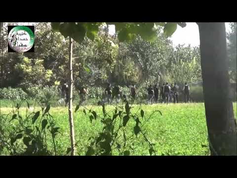 اشتباكات بين كتيبة شهداء سقبا وقوات النظام في الغوطة الشرقية في ريف دمشق