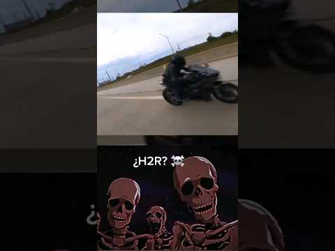 CRAZY H2R ☠️ #motosport #motosdeportivas #bikeride #kawasaki #h2r #crazyboy
