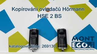 Kopírování ovladačů Hörmann HSE 2 BS | MontEgo.cz