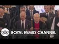 Crowd Chant God Save The King For Charles In Belfast