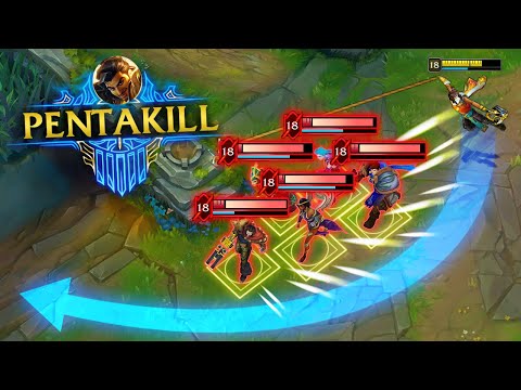 15 Minutes "SUPER SATISFYING PENTAKILLS" in League of Legends