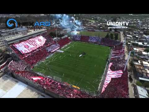 "Â»Video: imágenes exclusivas del impresionante recibimiento a Unión en el Clásico" Barra: La Barra de la Bomba • Club: Unión de Santa Fe