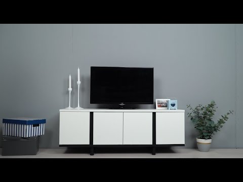 Миниатюра изображения товара Тумба Mobi Квадро 13.276 (белый PE шагрень/черный U0080)