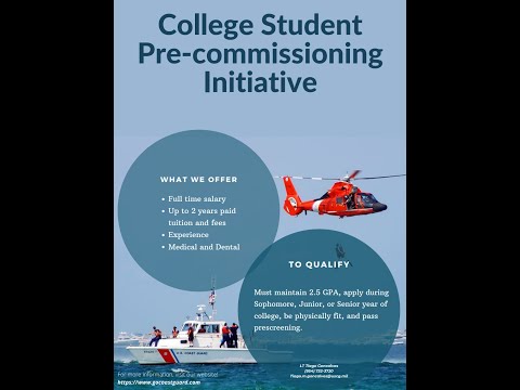 MAVRC Speaker Series: Coast Guard Scholarship Opportunities