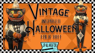 Vintage Inspired Halloween Folk Art / 1313 Mockingbird Lane A Vintage Halloween Playlist Crawl