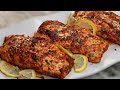15 minutes Lemon Butter Baked Salmon Recipe | Easy Dinner Idea