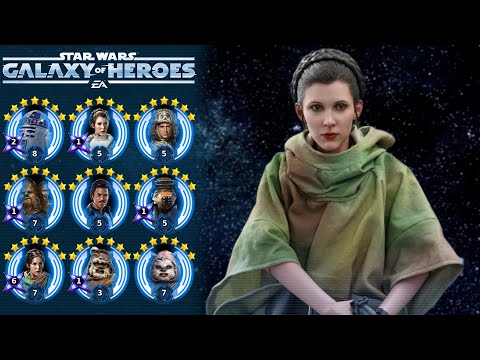 Star Wars Galaxy of Heroes: Leia Organa Event Tiers 1-6 Playthrough/Unlock