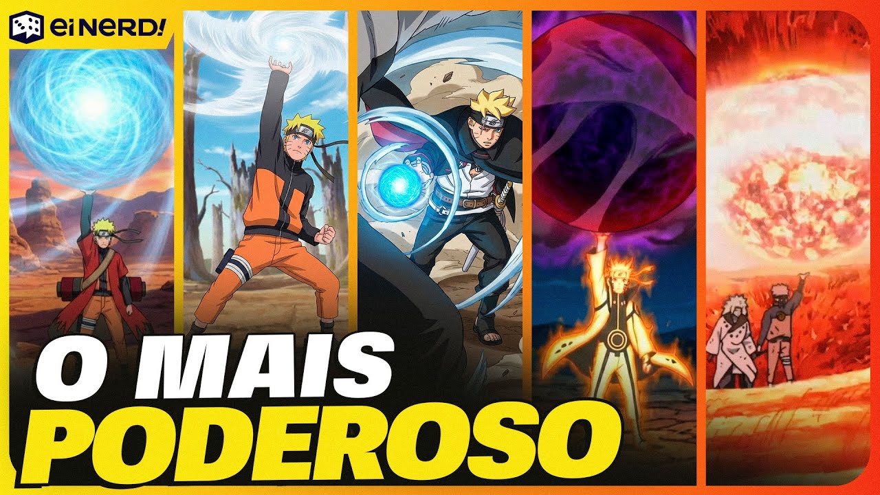 TOP RASENGANS MAIS PODEROSOS DO NARUTO