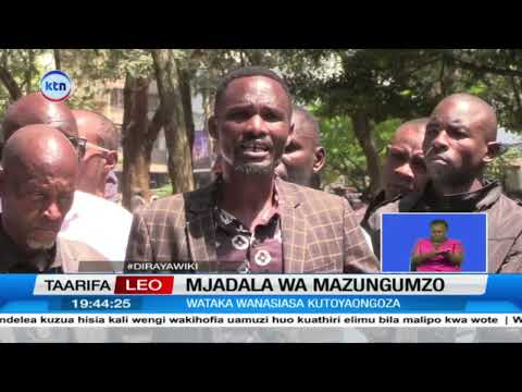 Bunge la mwananchi lataka wanasiasa kutoyaongoza mazungumzo ya kitaifa