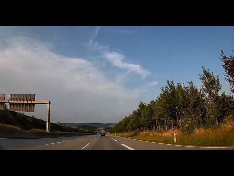 Driving from Berlin to Munich (München) - Autobahn 9 (timelapse road trip)