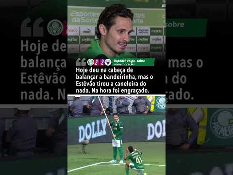 Veiga falou da comemoração icônica com Estêvão em Palmeiras x Fortaleza #shorts