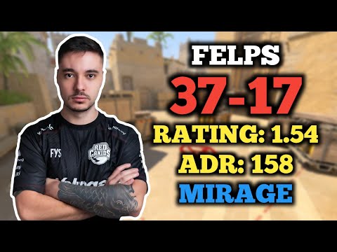 FELPS (37-17) FACEIT RANKED (MIRAGE) VOICELESS