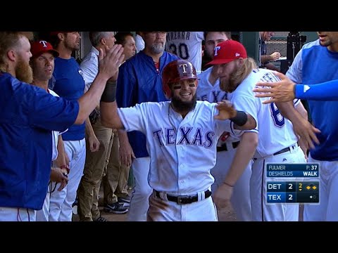 8/14/17: Odor, Mazara both tally three hits in win
