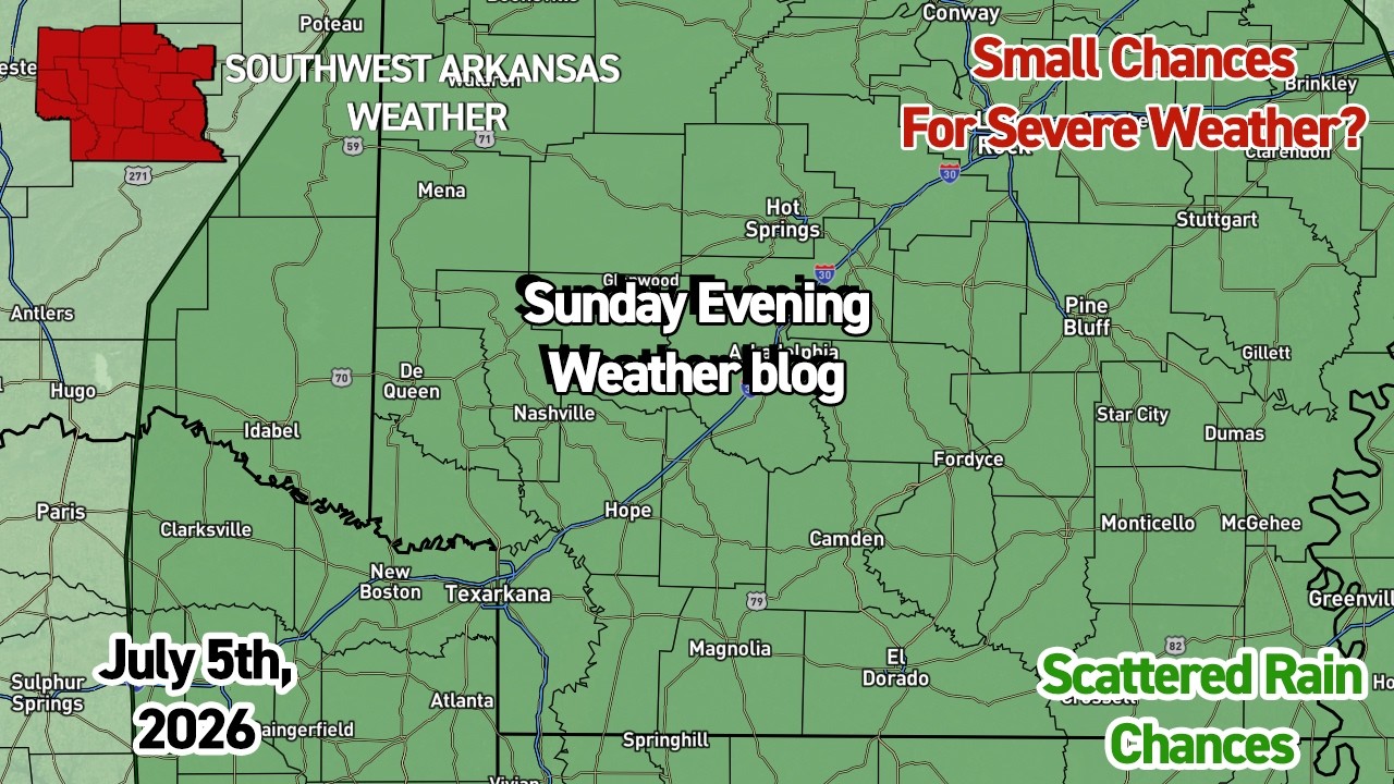 Sunday Evening Weather Blog (July 5, 2026) | Hit-Or-Miss Storms Continue, Summer Is Here!