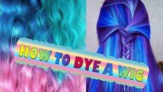 WIG COLOR DYE Synthetic Hair OMBRE Extension Tim Hotlz Inks Cosplay