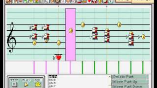Crystal Gayle &amp; Eddie Rabbit - Just You And I on mario paint composer