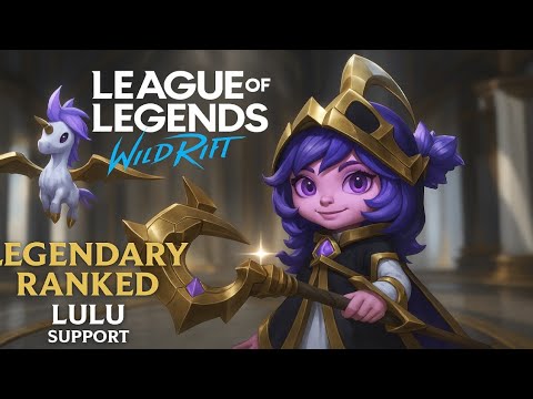 LULU SUPPORT | Wild Rift Legendary Ranked (S17) Full Build & Gameplay