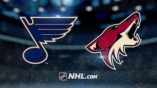 Blues defeat Coyotes, 3-1, in Arizona