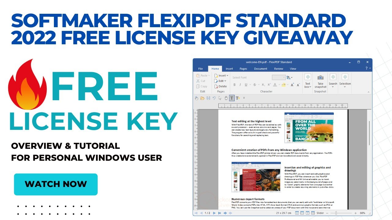 Softmaker FlexiPDF Standard 2022 Giveaway 🚀