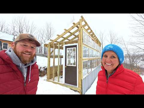Crazy or Committed? Building Our Greenhouse in Winter
