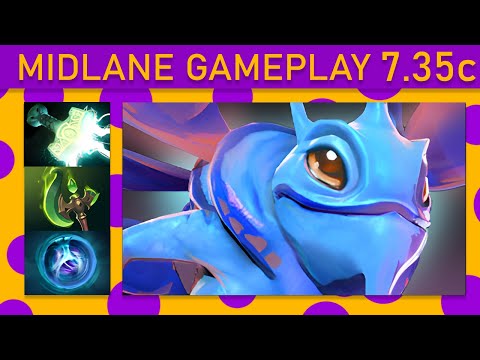 ⭐ New Patch 7.35c Puck 20+ Kills! Mid Gameplay - Dota 2 Top MMR