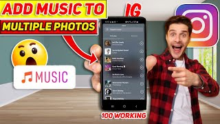 How to Add Music to Instagram Post With Multiple Photos