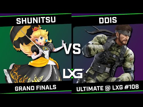 Smash Ultimate @ LXG 108 - GRAND FINALS - Shunitsu (Peach) vs DDIS (Snake)
