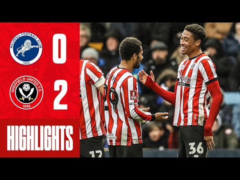 Jebbison & Bogle Goals send Blades through! 🔥 | Millwall 0-2 Sheffield United | FA Cup Highlights