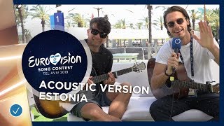 Victor Crone and Stig Rästa play an acoustic version of Storm 🇪🇪