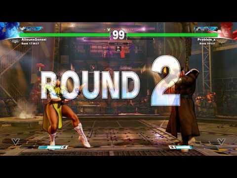 SFV~ Chun-li (AliouneSensei)  vs  M.Bison (Problem-x)  HD 4