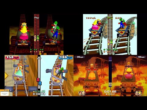 Evolution of All Mario Party Minigames remade in Mario Party Superstars and The Top 100  [1998-2021]