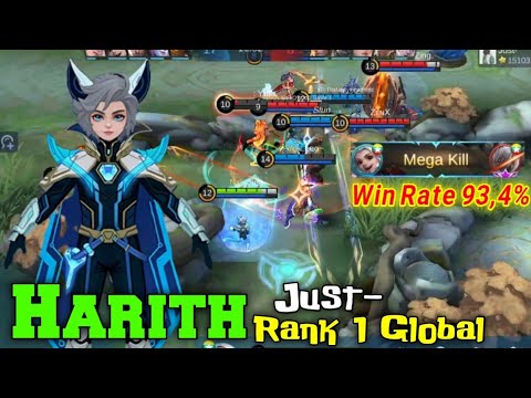 Supreme No.1 Win Rate 93,4% - Top 1 Global Harith by Just- - MLBB